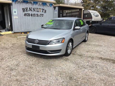 2014 Volkswagen Passat for sale at Bennett Etc. in Richburg SC