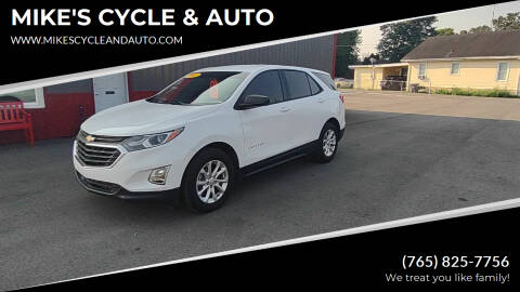 2018 Chevrolet Equinox for sale at MIKE'S CYCLE & AUTO in Connersville IN