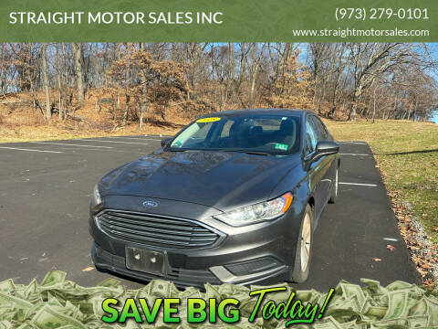 2018 Ford Fusion for sale at STRAIGHT MOTOR SALES INC in Paterson NJ