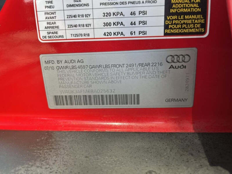 2011 Audi A3 2.0 TDI Premium Plus
