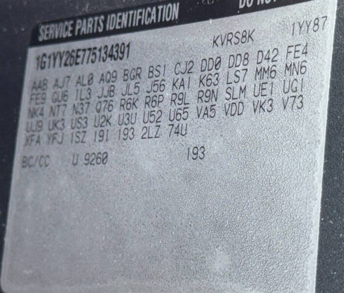 2007 Chevrolet Corvette