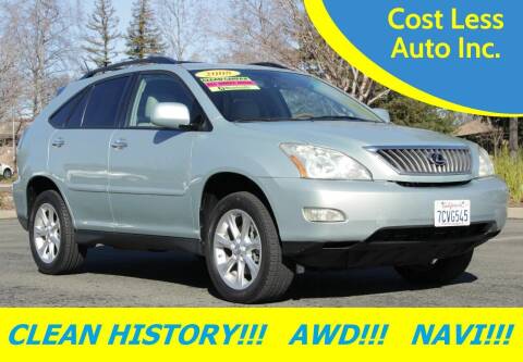 2008 Lexus RX 350 for sale at Cost Less Auto Inc. in Rocklin CA