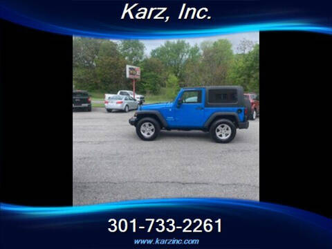 2012 Jeep Wrangler for sale at Karz INC in Funkstown MD