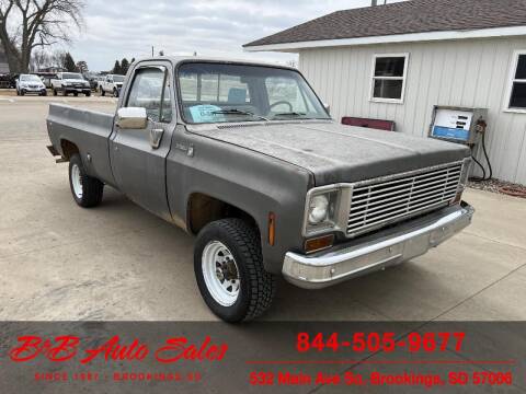 1973 Chevrolet C/K 20 Series for sale at B & B Auto Sales in Brookings SD