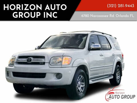 2007 Toyota Sequoia for sale at HORIZON AUTO GROUP INC in Orlando FL