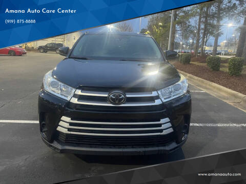 2018 Toyota Highlander for sale at Amana Auto Care Center in Raleigh NC