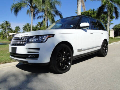 2015 Land Rover Range Rover for sale at RIDES OF THE PALM BEACHES INC in Boca Raton FL