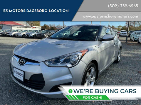 2013 Hyundai Veloster for sale at ES Motors-DAGSBORO location in Dagsboro DE