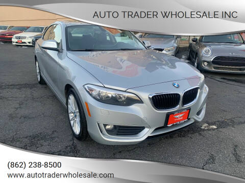 2015 BMW 2 Series for sale at Auto Trader Wholesale Inc in Saddle Brook NJ