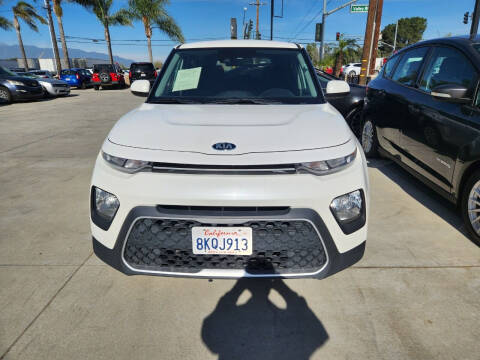 2020 Kia Soul for sale at E and M Auto Sales in Bloomington CA