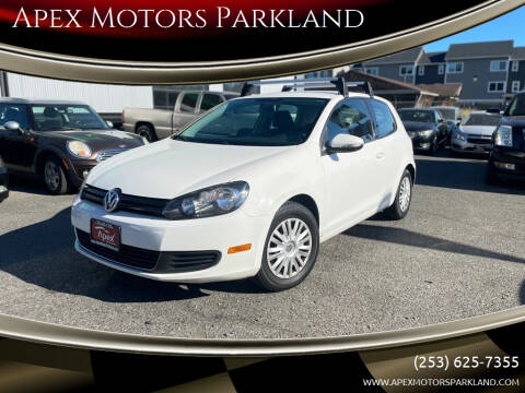 2010 Volkswagen Golf for sale at Apex Motors Parkland in Tacoma WA