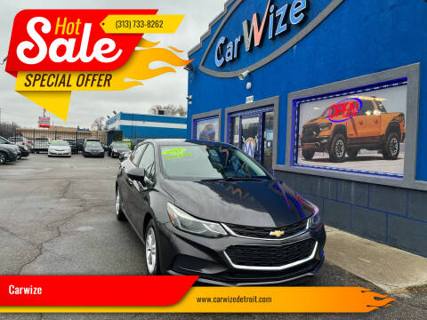 2017 Chevrolet Cruze for sale at Carwize in Detroit MI