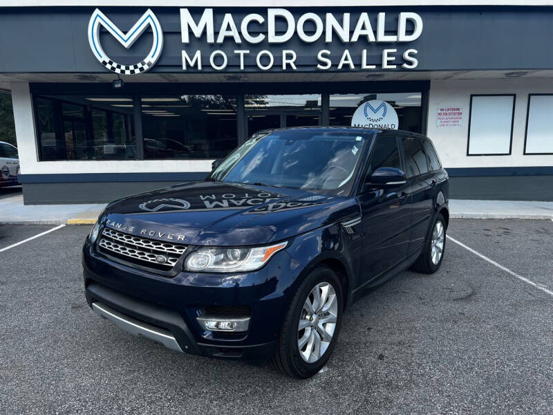 2014 Land Rover Range Rover Sport for sale at MacDonald Motor Sales in High Point NC