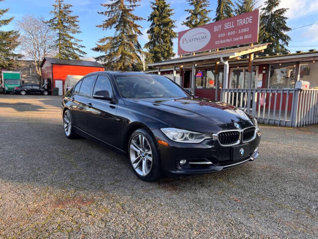 2013 BMW 3 Series for sale at PLATINUM AUTO SALES INC in Lacey, WA