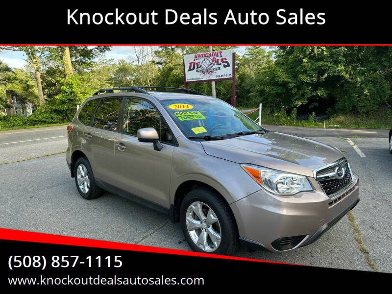 2014 Subaru Forester for sale at Knockout Deals Auto Sales in West Bridgewater MA