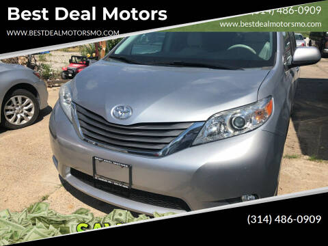 2013 Toyota Sienna for sale at Best Deal Motors in Saint Charles MO