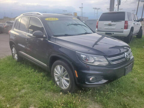 2016 Volkswagen Tiguan for sale at TETON PEAKS AUTO & RV in Idaho Falls ID