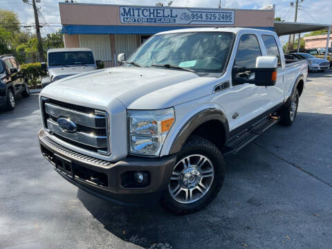 2016 Ford F-250 Super Duty for sale at MITCHELL MOTOR CARS in Fort Lauderdale FL