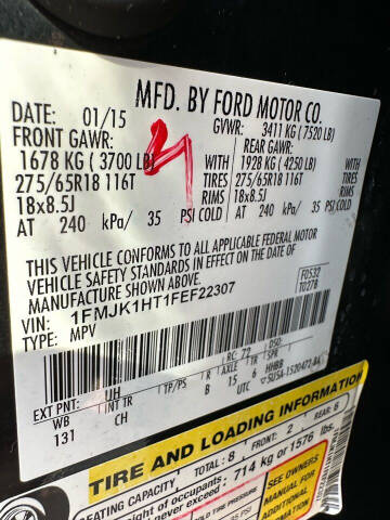 2015 Ford Expedition EL XLT