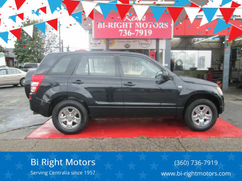 2007 Suzuki Grand Vitara for sale at Bi Right Motors in Centralia WA