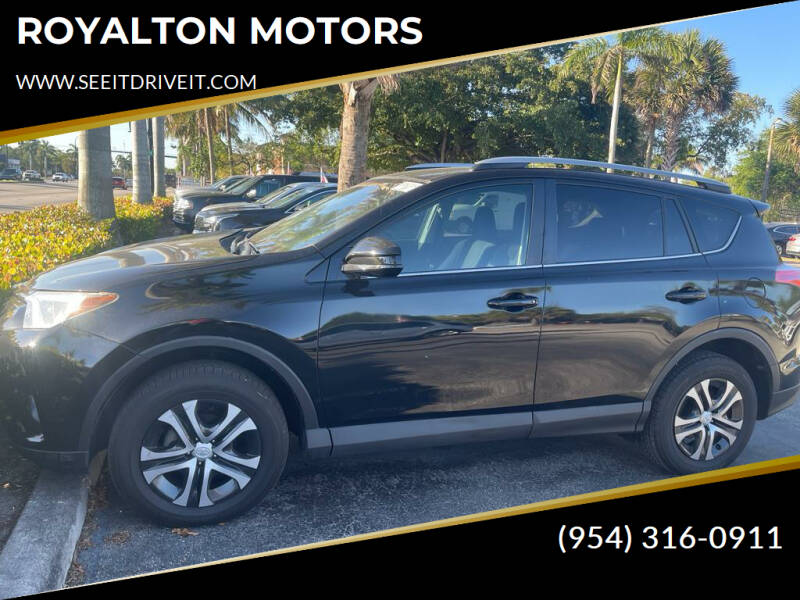 2018 Toyota RAV4 for sale at ROYALTON MOTORS in Plantation FL