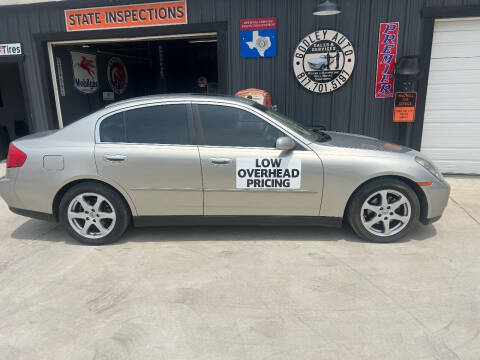 2004 Infiniti G35 for sale at Godley Auto Sales & Services in Godley TX