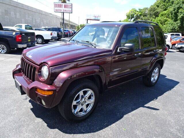 2004 Jeep Liberty for sale at DONNY MILLS AUTO SALES in Largo FL