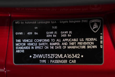 2021 Lamborghini Huracan EVO Spyder