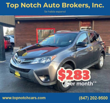 2015 Toyota RAV4 for sale at Top Notch Auto Brokers in McHenry IL