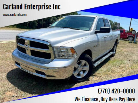 2018 RAM 1500 for sale at Carland Enterprise Inc in Marietta GA