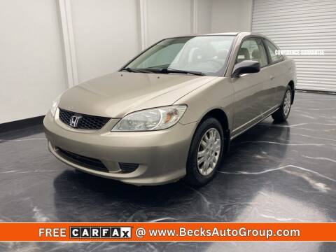 2005 Honda Civic for sale at Becks Auto Group in Mason OH