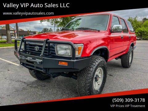 1992 Toyota 4Runner for sale at Valley VIP Auto Sales LLC in Spokane Valley WA