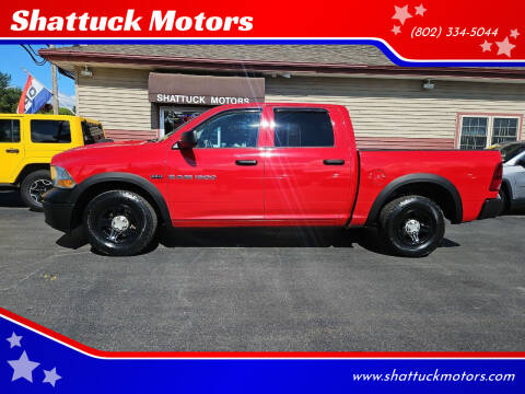 2012 RAM 1500 for sale at Shattuck Motors in Newport VT