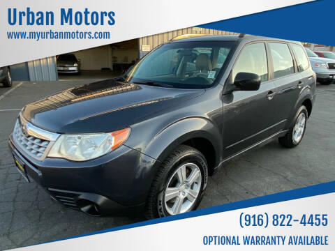 2012 Subaru Forester for sale at Urban Motors in Sacramento CA