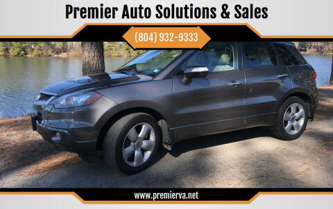 2008 Acura RDX for sale at Premier Auto Solutions & Sales in Quinton VA