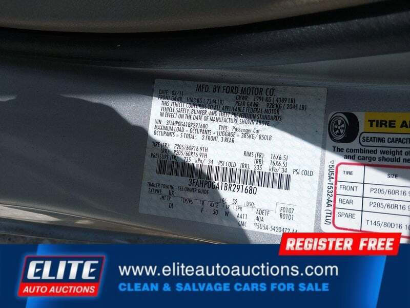 2011 Ford Fusion S