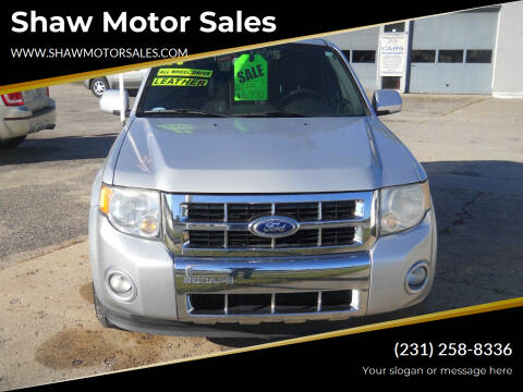 2011 Ford Escape for sale at Shaw Motor Sales in Kalkaska MI