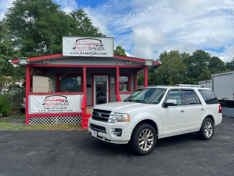 2017 Ford Expedition for sale at 4Auto Sales, Inc. in Fredericksburg VA