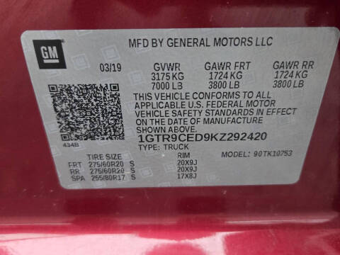 2019 GMC Sierra 1500 Elevation