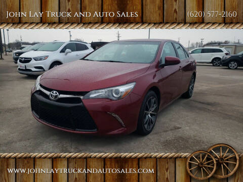 2016 Toyota Camry for sale at John Lay Truck and Auto Sales in Independence KS