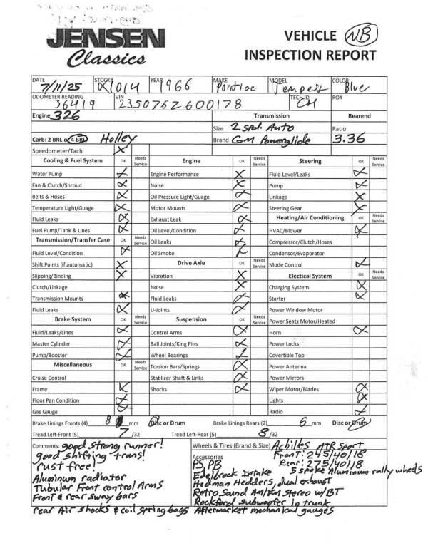 1966 Pontiac Tempest