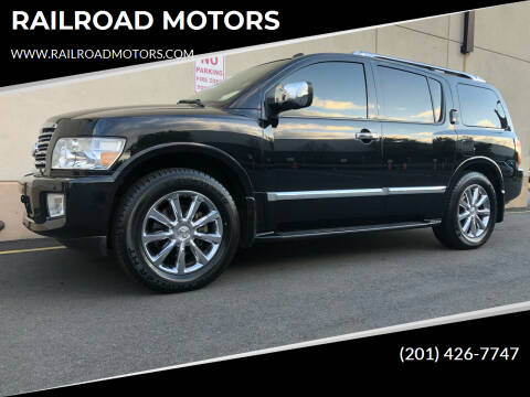 2009 Infiniti QX56 for sale at RAILROAD MOTORS in Hasbrouck Heights NJ