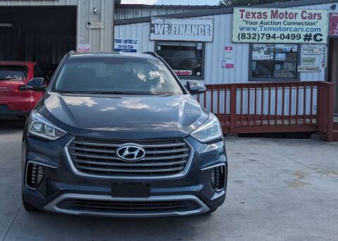 2017 Hyundai Santa Fe for sale at TEXAS MOTOR CARS in Houston TX