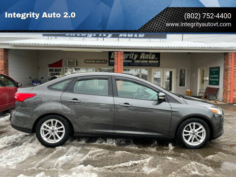 2015 Ford Focus for sale at Integrity Auto 2.0 in Saint Albans VT