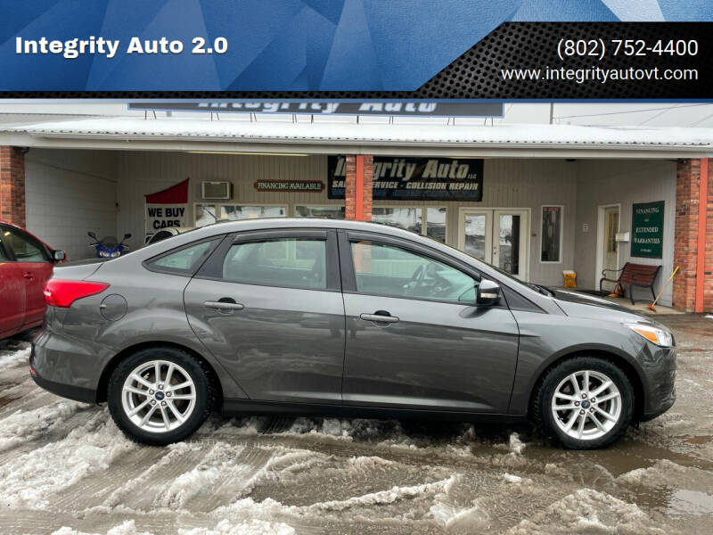 2015 Ford Focus for sale at Integrity Auto 2.0 in Saint Albans VT