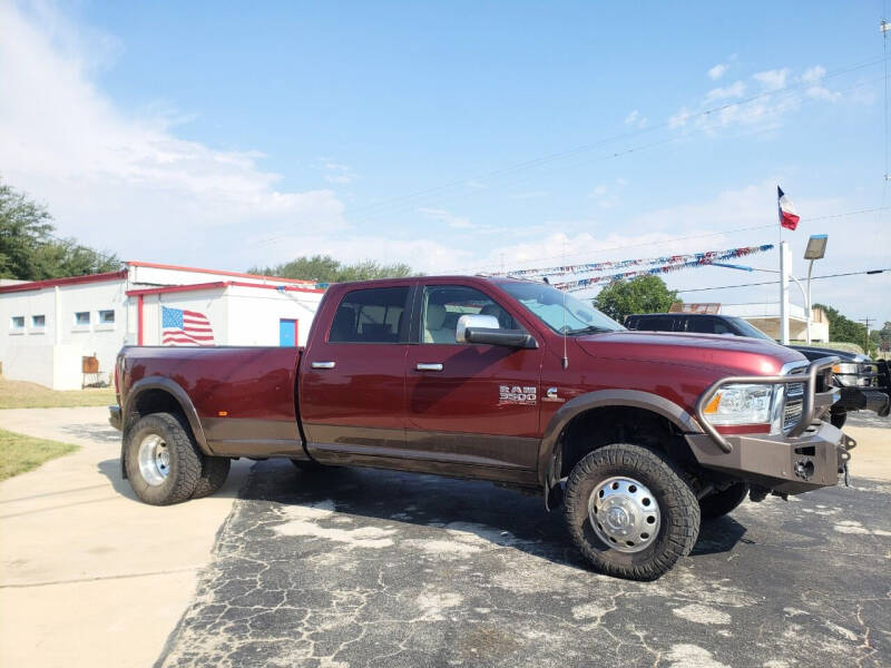 2018 RAM Ram Pickup 3500 for sale at Rons Auto Sales in Stockdale TX