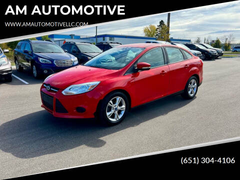 2013 Ford Focus for sale at AM AUTOMOTIVE in Forest Lake MN