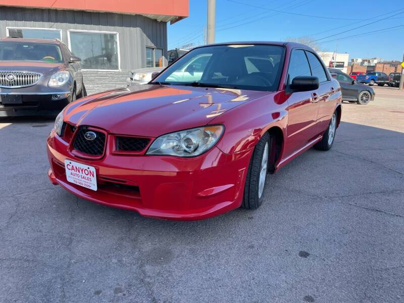 2006 Subaru Impreza for sale at Canyon Auto Sales LLC in Sioux City IA