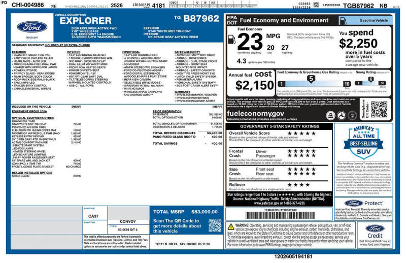 2026 Ford Explorer Active
