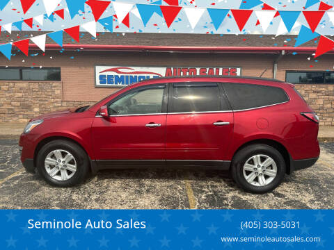 2013 Chevrolet Traverse for sale at Seminole Auto Sales in Seminole OK
